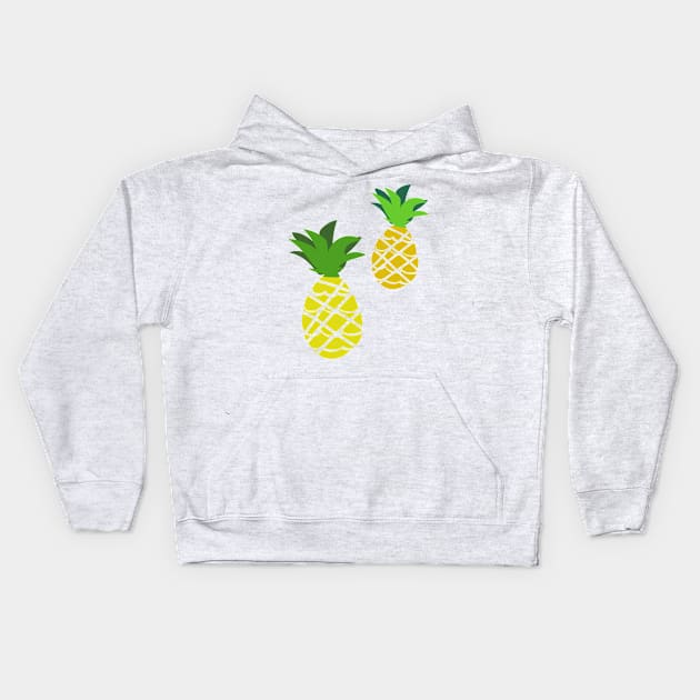 pineapple cute pineapple Kids Hoodie by markatos